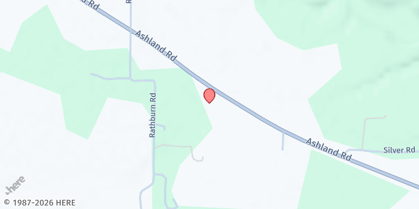 Map showing Matthew 25 Outreach Center at 5700 Ashland Rd., Wooster, OH