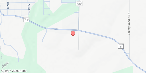 Map showing Lighthouse Family Worship Ctr. at 13749 State Hwy 11, Barnsdall, OK