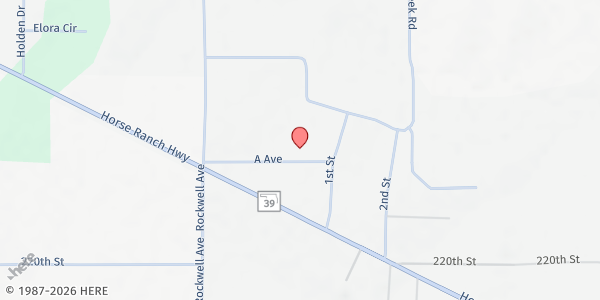 Map showing Dibble Senior Citizens/Food Pantry at 12219 Firemans Rd., Blanchard, OK