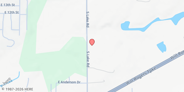 Map showing Claremore 7th Day Adventist Church at 20555 S 4170 Rd, Claremore, OK