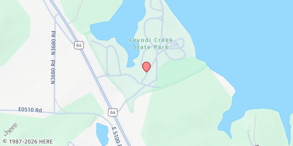 Map showing E.S.C.A.P.E. Ministries at 51131 US-64, Cleveland, OK