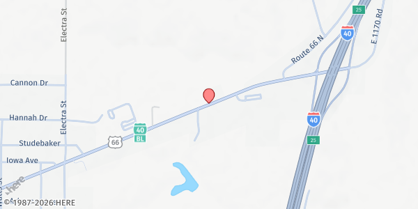 Map showing St. Matthew Catholic Church at 3001 E. State Hwy. 66, Elk City, OK