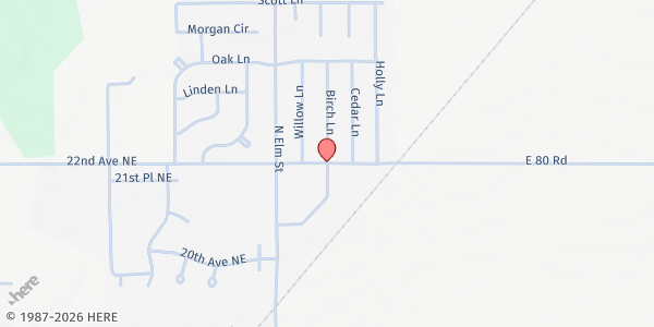 Map showing DOCServices for Seniors - Miami Office at 205 B St. NE Apt. 511, Miami, OK