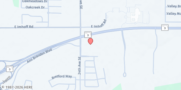 Map showing CrossPointe Care Center at 2601 24th Ave SE, Norman, OK
