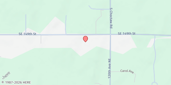 Map showing Norman Hilltop Baptist Church at 11710 E Stella Rd, Norman, OK