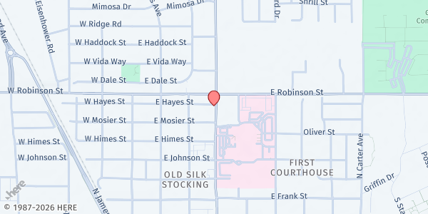 Map showing Salvation Army - Food Pantry at 1124 N Porter Ave, Norman, OK