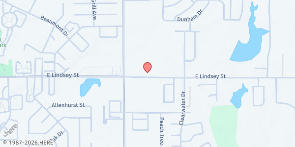 Map showing The Mission Norman at 2525 E Lindsey St, Norman, OK