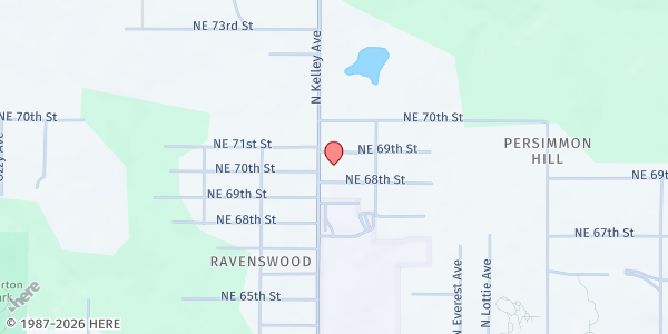 Map showing Wildewood Christian Food Pantry at 6900 N Kelley Ave, Oklahoma City, OK