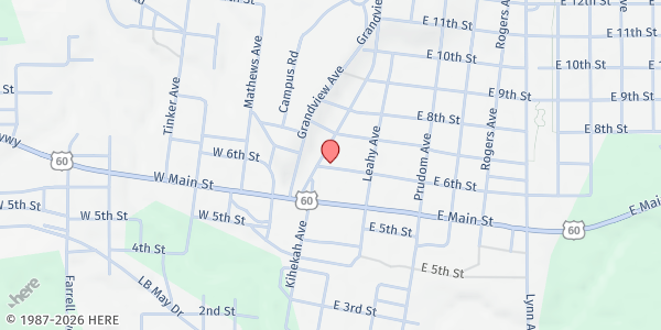 Map showing Christ's Cupboard at 115 E 6th St, Pawhuska, OK