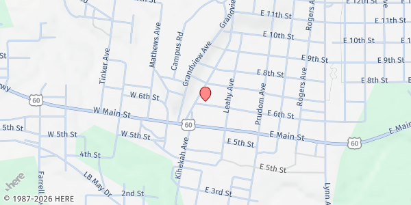 Map showing Christ's Cupboard/Pawhuska at 113 E 6th St., Pawhuska, OK