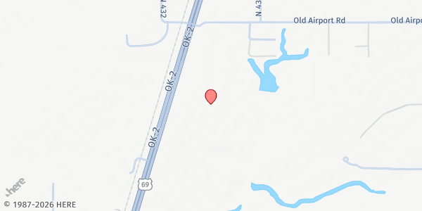 Map showing Northstar Storehouse at 1700 N HWY 69, Pryor, OK