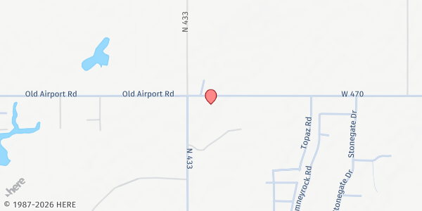 Map showing Pryor Creek Mennonite Church at 1919 W 470, Pryor, OK