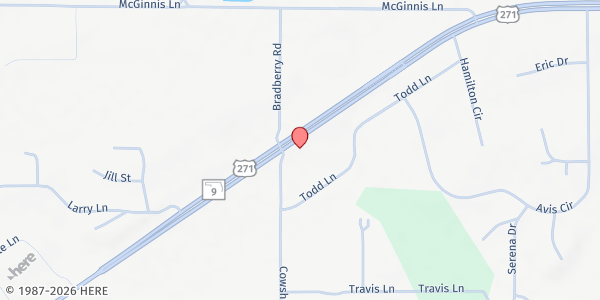 Map showing Under God's Care at 15949 US Hwy 271, Spiro, OK
