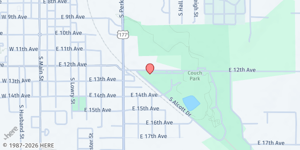 Map showing Our Daily Bread Food And Resource Center at 701 E 12th Ave, Stillwater, OK