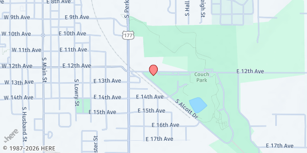 Map showing Our Daily Bread Food & Resource Center at 701 E 12th Ave, Stillwater, OK