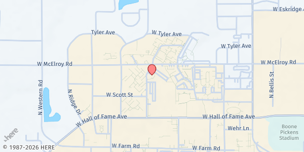 Map showing Our Daily Bread Mobile Market at Family Resource Center at 719 N. Walnut St., Stillwater, OK
