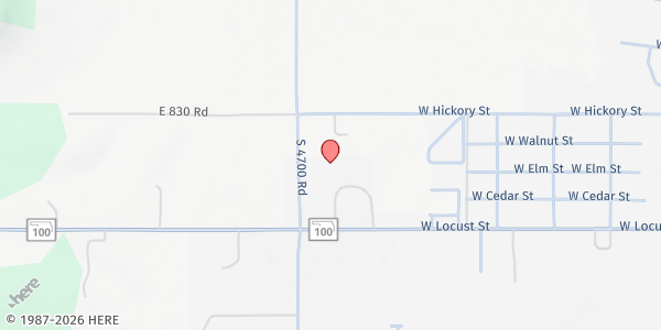 Map showing Catholic Charities Rural Outreach / Adair Co at 1801 W. Locust St., Stilwell, OK