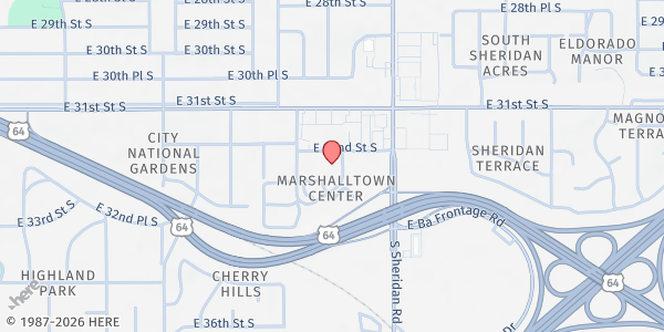 Map showing Faith Mission IGC at 3210 S. Norwood Ave., Tulsa, OK