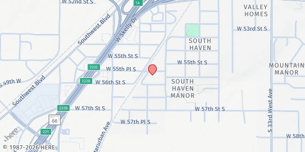 Map showing Tulsa Dream Center - Secondary Location at 4122 W 55TH PL, Tulsa, OK