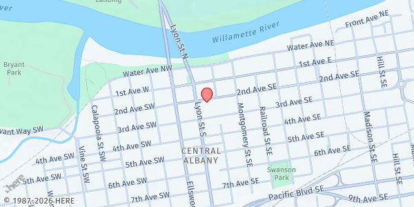 Map showing Chance Recovery - Lyon at 231 Lyon St SE, Albany, OR