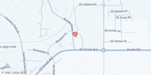 Map showing Nativity Food Pantry at 60850 Brosterhous Rd, Bend, OR