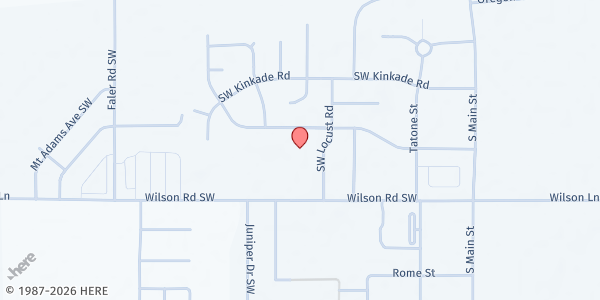 Map showing Boardman Food Pantry at 314 Locust Rd. SW, Boardman, OR