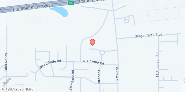 Map showing CAPECO Rural Produce Program - Boardman at 100 Tatone St, Boardman, OR