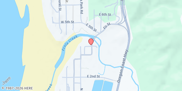 Map showing Cannon Beach Food Pantry at 368 Beaver Street, Cannon Beach, OR