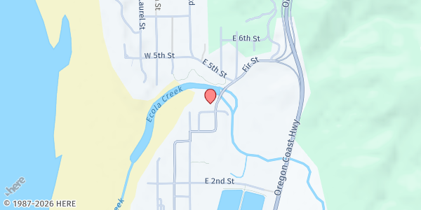 Map showing Cannon Beach Food Pantry at 368 Beaver Street, Cannon Beach, OR