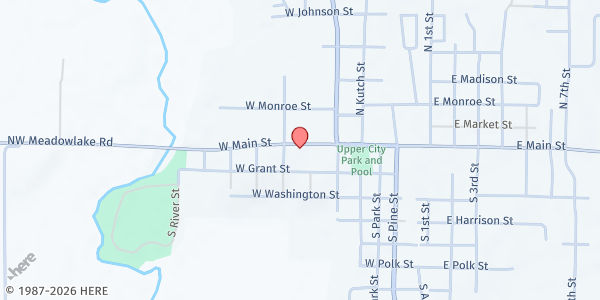 Map showing Yamhill Carlton Storehouse at 500 W Main St, Carlton, OR