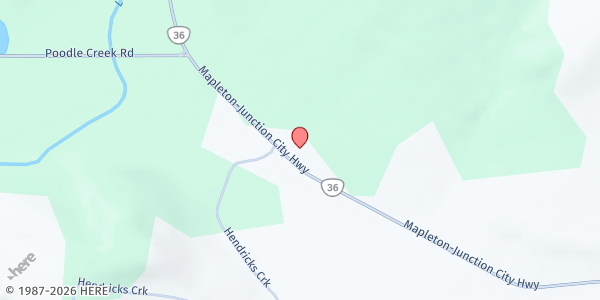 Map showing Goldson Food Pantry at 23479 Hwy. 36, Cheshire, OR