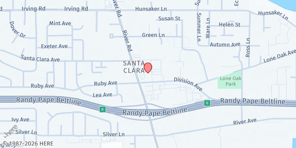 Map showing Ko-Kwel Wellness Center at 2401 River Road #101, Eugene, OR