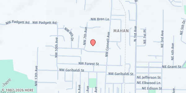 Map showing School Pantry at McKinney Elementary at 535 NW Darnielle Street, Hillsboro, OR