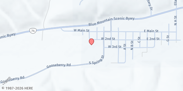 Map showing CAPECO Rural Produce Program - Ione at 2909 N Main St, Irrigon, OR