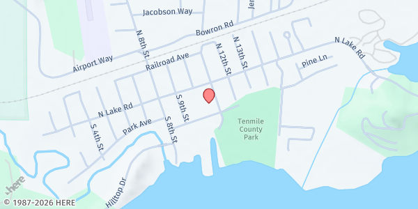 Map showing Lakeside Feed The Need Food Pantry (Senior Center) at 915 N Lake Rd, Lakeside, OR