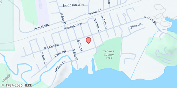 Map showing Lakeside Feed The Need Food Pantry (Senior Center) at 915 N Lake Rd, Lakeside, OR