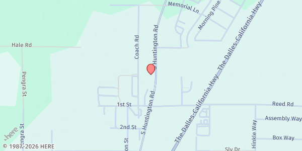 Map showing SVDP La Pine at 51661 Huntington RD #9626, LaPine, OR