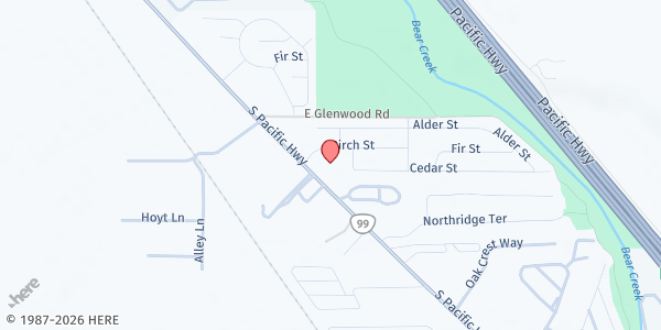 Map showing Healthy Mobile Pantry - S. Pacific at 3617 S Pacific Hwy, Medford, OR