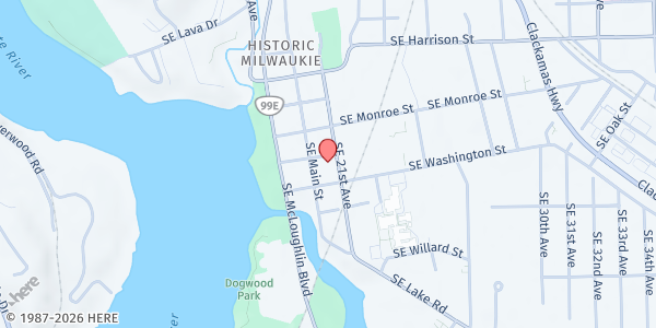 Map showing Feed the Hungry, Inc at 2036 SE Jefferson, Milwaukie, OR