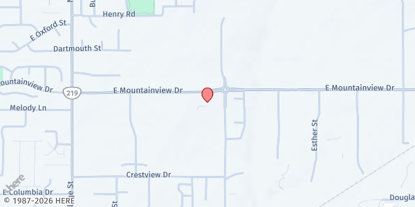 Map showing Northwest Christian Church Pantry at 2315 Villa Rd, Newberg, OR