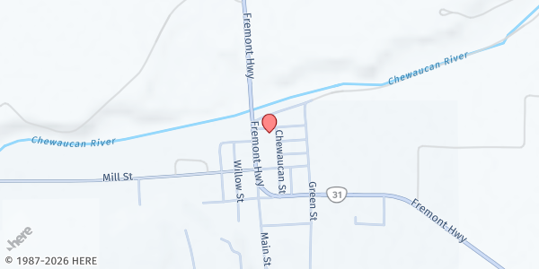 Map showing Paisley Food Share at 723 Chewaucan St., Paisley, OR