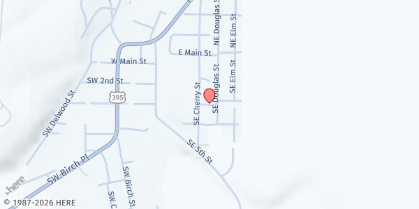 Map showing CAPECO Rural Produce Program - Pilot Rock at Pilot Rock, Pilot Rock, OR