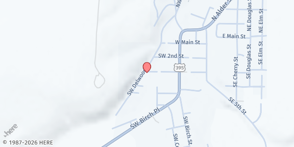 Map showing Pilot Rock Food Pantry at 222 Sw 3rd St, Pilot Rock, OR