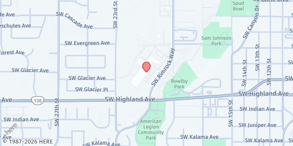 Map showing Fresh to You Redmond at 675 Rimrock Way, Redmond, OR