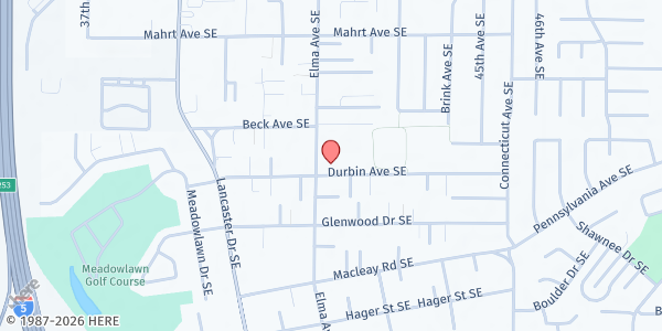 Map showing Lord's Cupboard - Trinity UMC at 590 Elma Ave. SE, Salem, OR