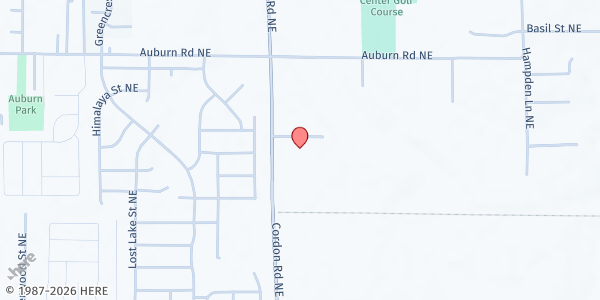 Map showing Tabernaculo de Salem at 5010 Acts Way NE, Salem, OR