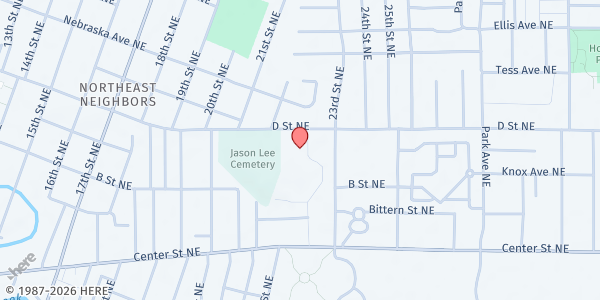 Map showing Wade Harris Outreach Ministries at 865 Medical Center Drive NE, Salem, OR