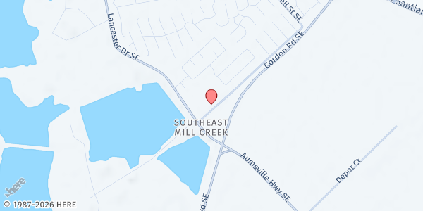 Map showing Mano a Mano Saddle Club at 2921 Saddle Club Street Southeast, Southeast Mill Creek, OR