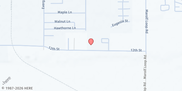 Map showing Tillamook Food Pantry at 3808 12th Street, Tillamook, OR