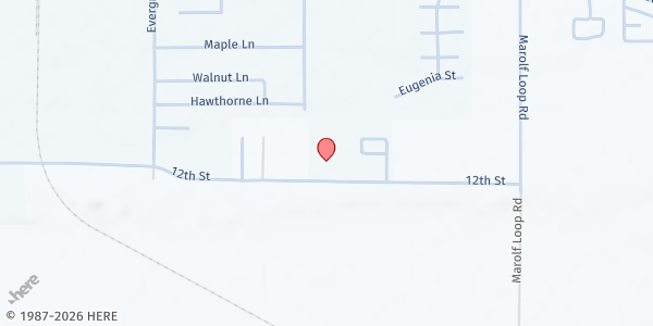 Map showing Tillamook Food Pantry at 3808 12th Street, Tillamook, OR